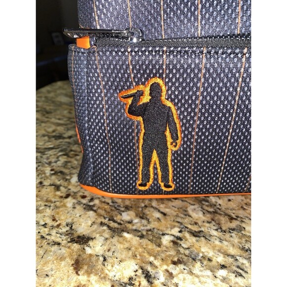 Loungefly Halloween Michael Myers Jersey Mini Black Limited Edition Backpack - Picture 2 of 9